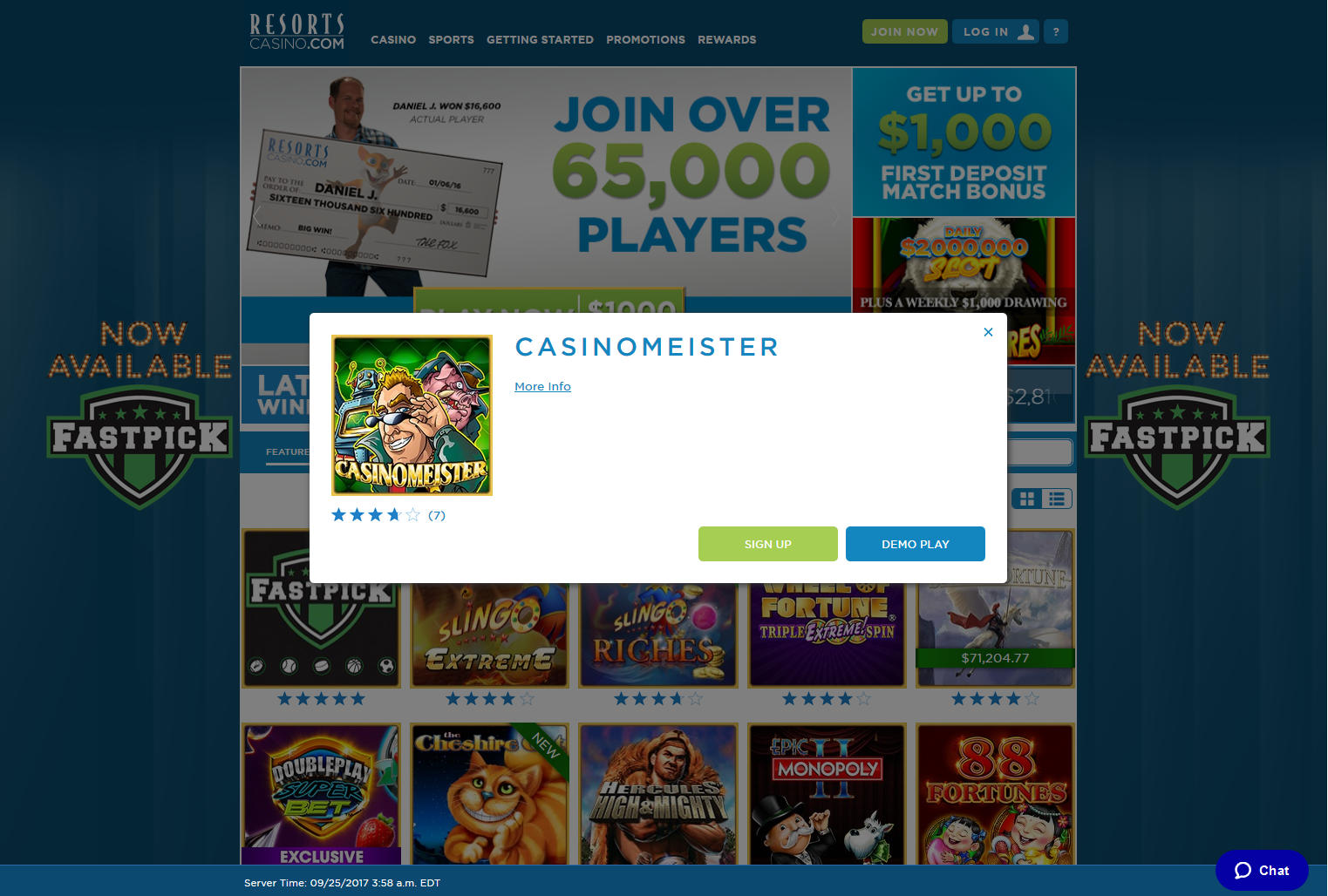 Resorts Online Casino free downloads